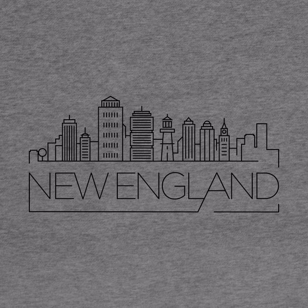 New England Minimal Skyline.png by kursatunsal